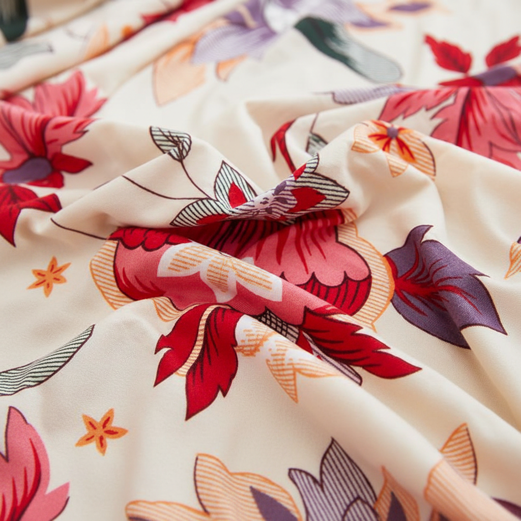 Fabric detail overhead