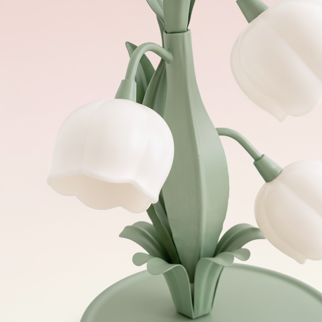 Floral Lamp Detail