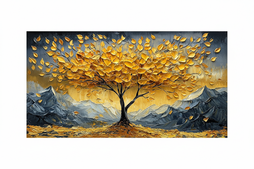 Golden Resilience Pure White Background