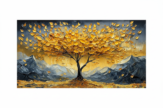 Golden Resilience Pure White Background