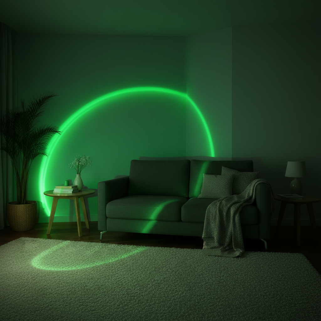 Green Projection Light Only