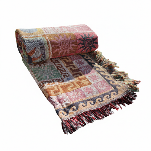 Tapestry Blanket Isolated on White